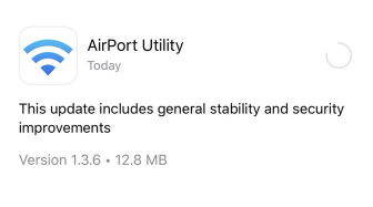 苹果更新了具有iOS 13兼容性的AirPort Utility应用