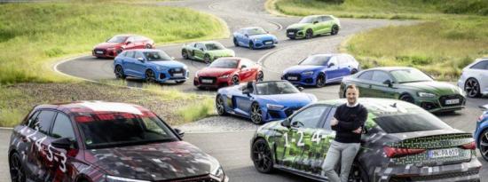 新奥迪 RS3 Sportback 和轿车车型被取笑